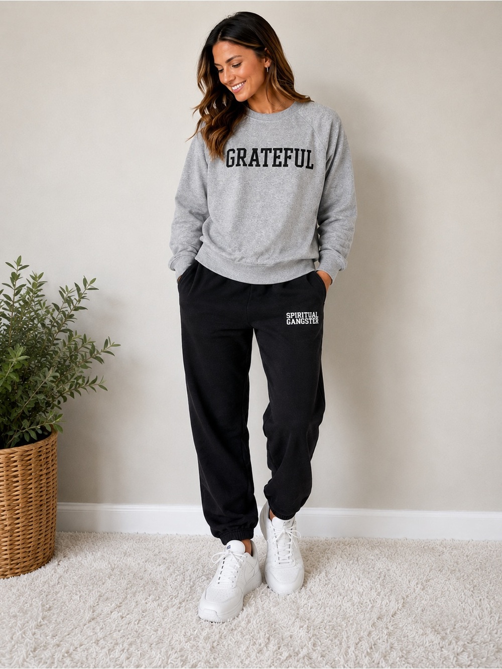 Spiritual Gangster Grateful Sweatshirt and Joggers